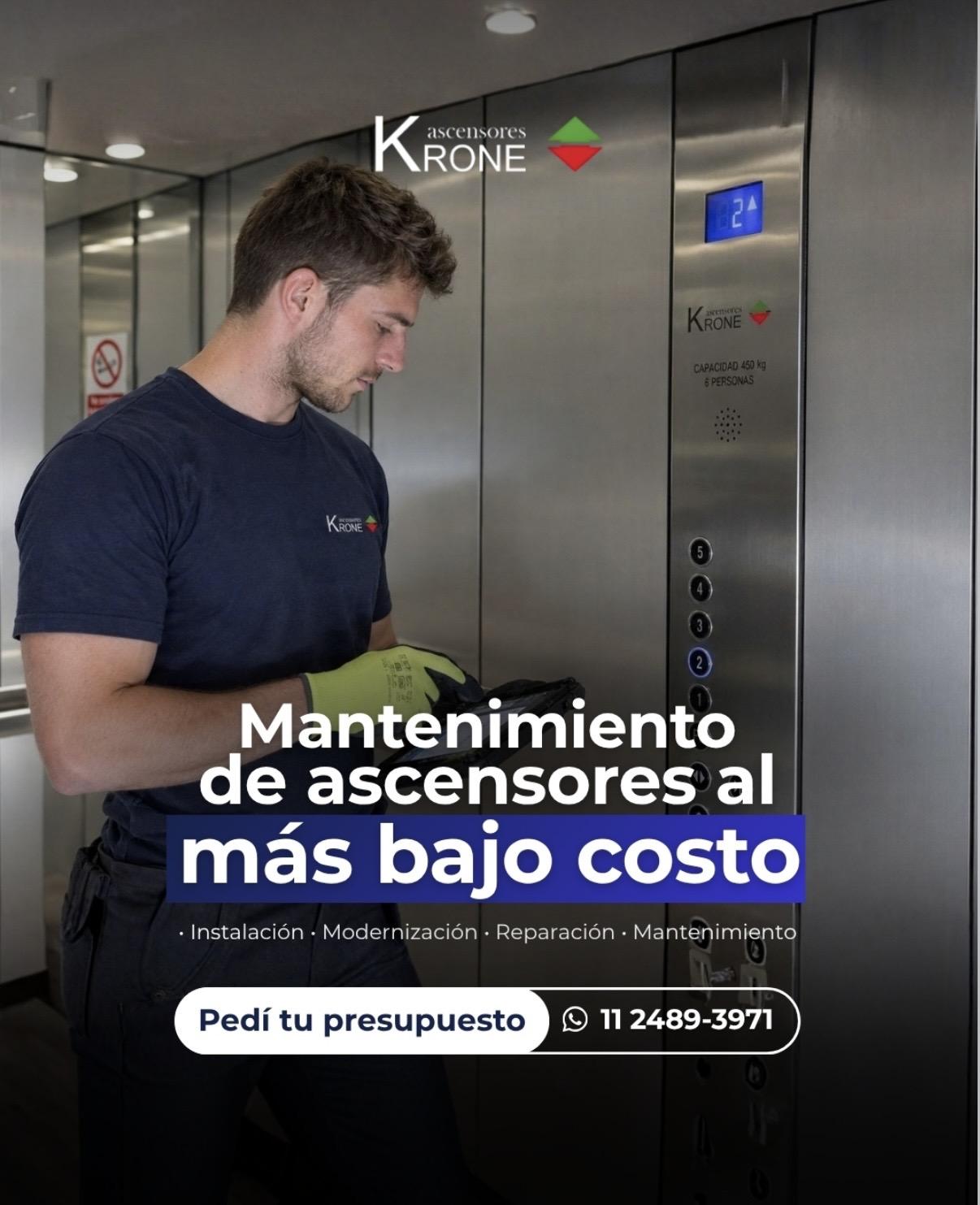 Ascensores KRONE - Mantenimiento e instalación de ascensores.