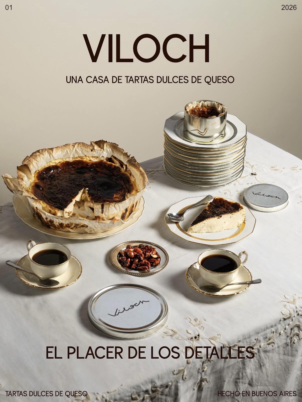 Viloch - Tartas dulces de queso.