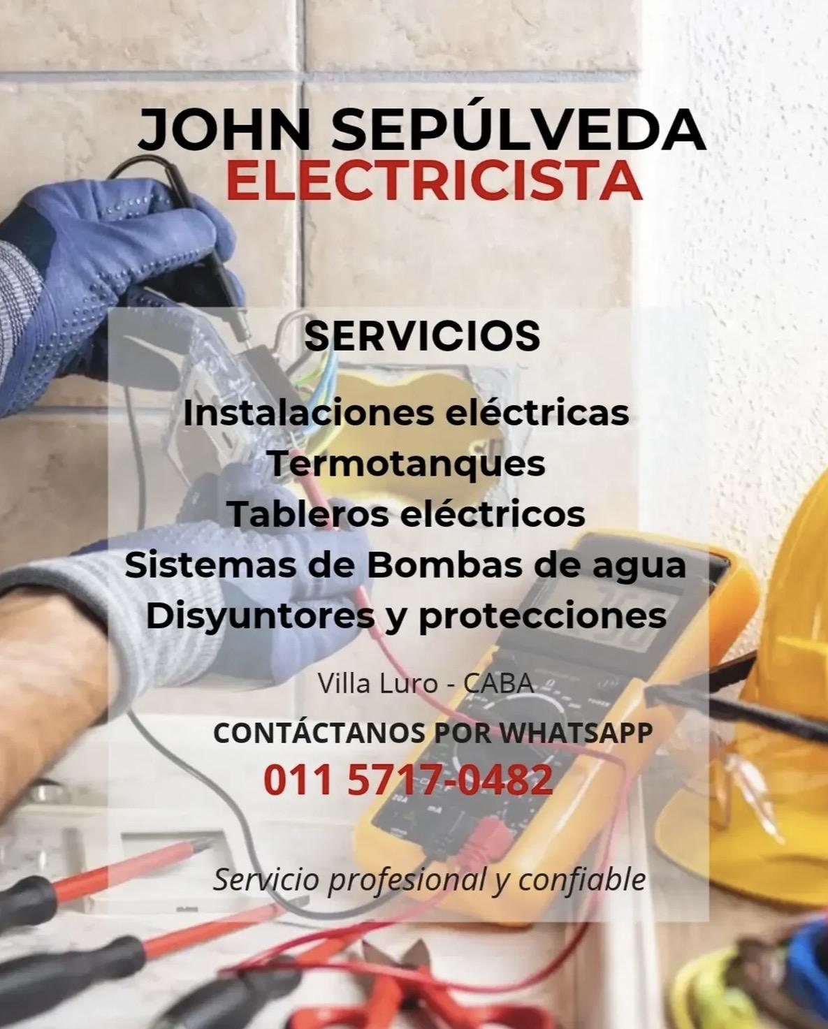 John Sepúlveda - Electricista Instalador Nivel 3