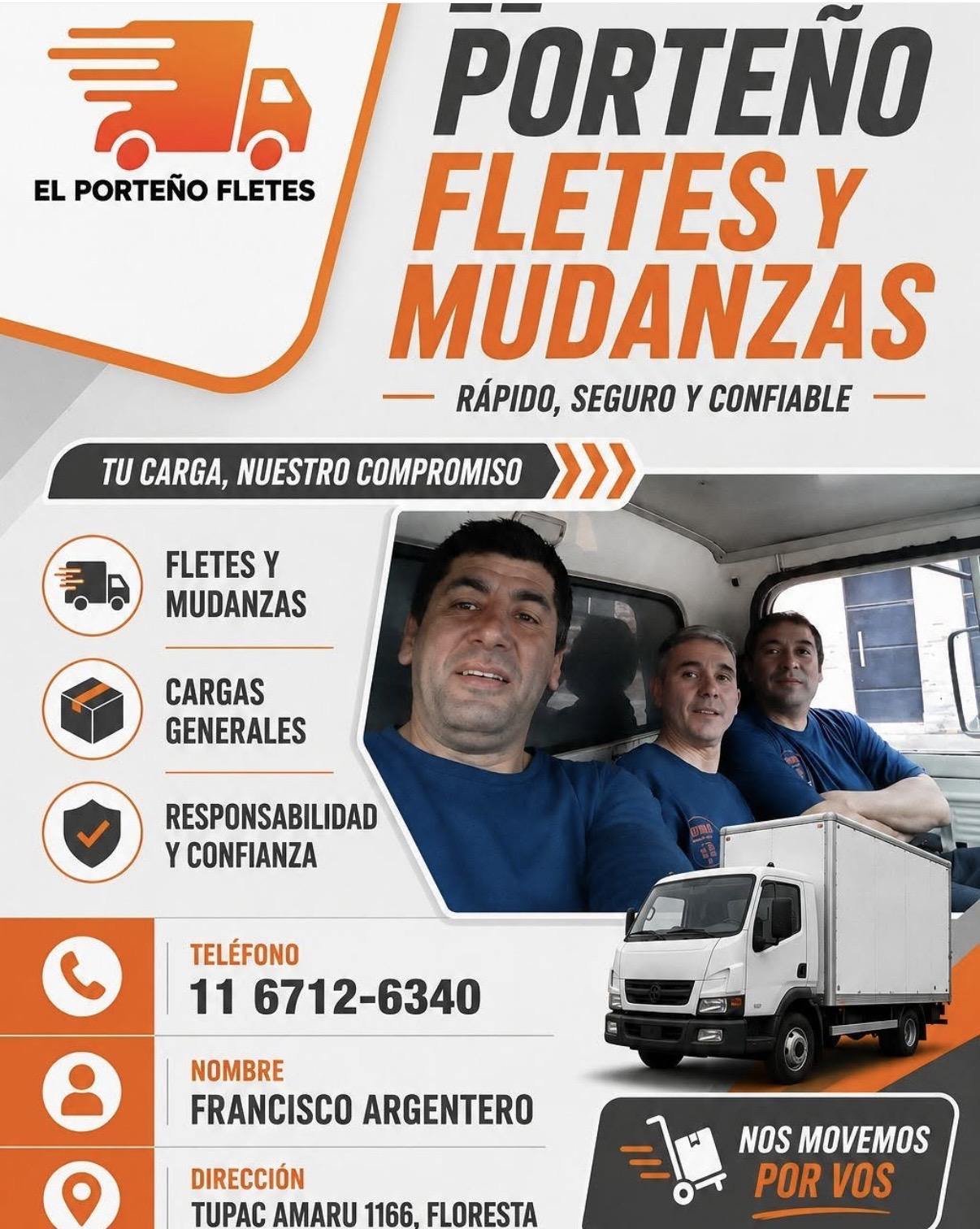 El Porteño Fletes - Fletes y Mudanzas.