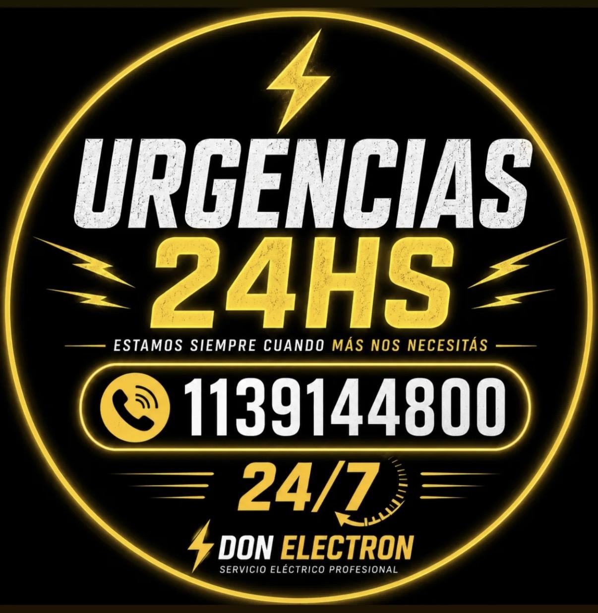 Don Electrón - Electricista Matriculado - Instalaciones/Reparaciones/Urgencias 24hrs.