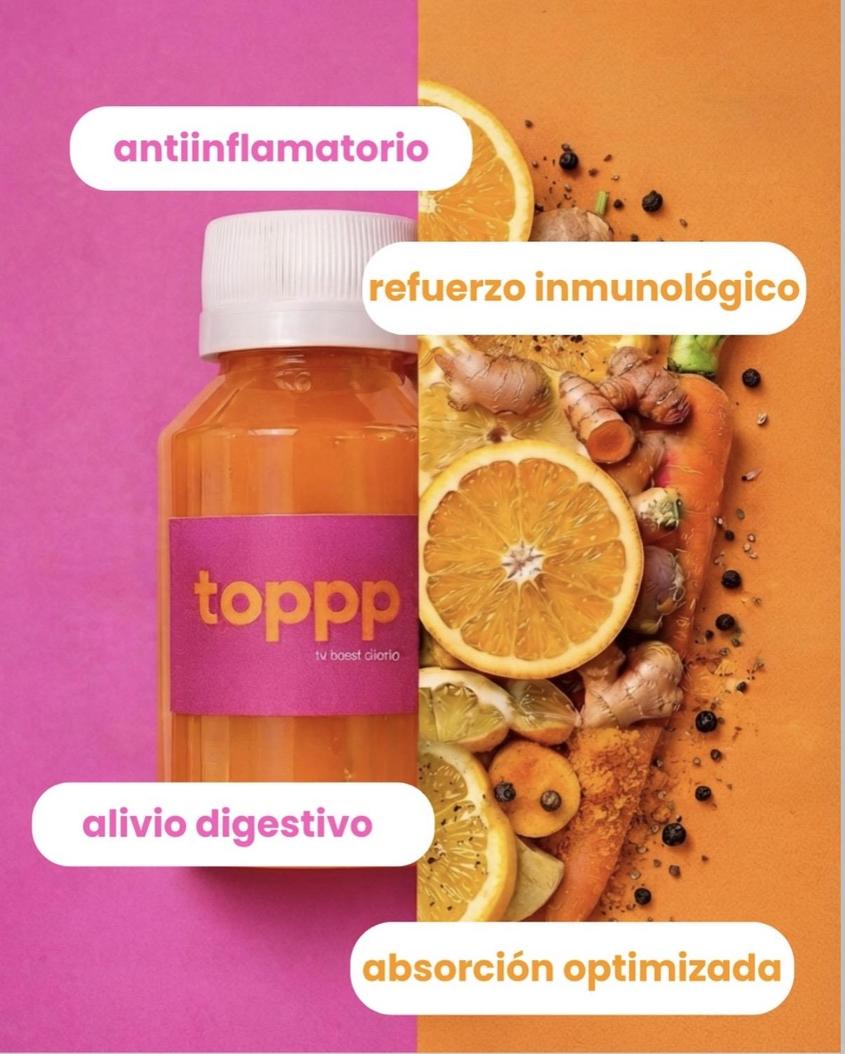 Topp - Shots antiinflamatorios en 50ml. 100% natural.
